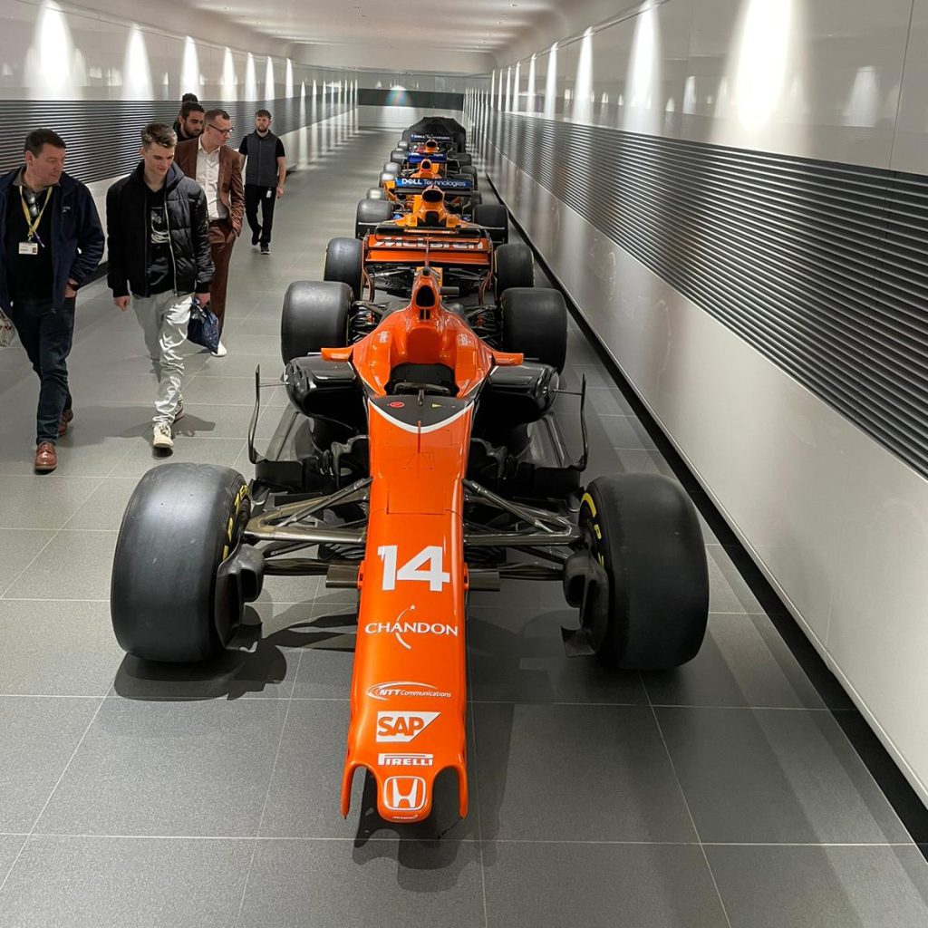 McLaren Tour March 23 Racing Car Orange
