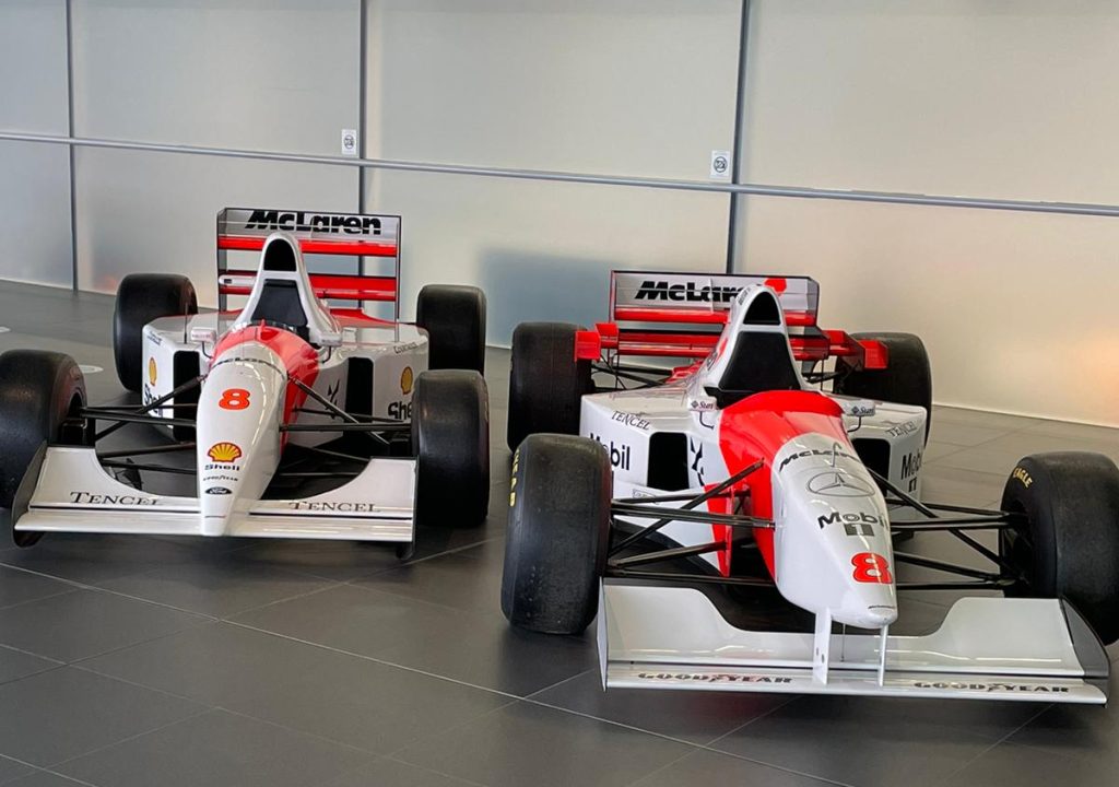 McLaren Tour March 23 Racing Car white and red