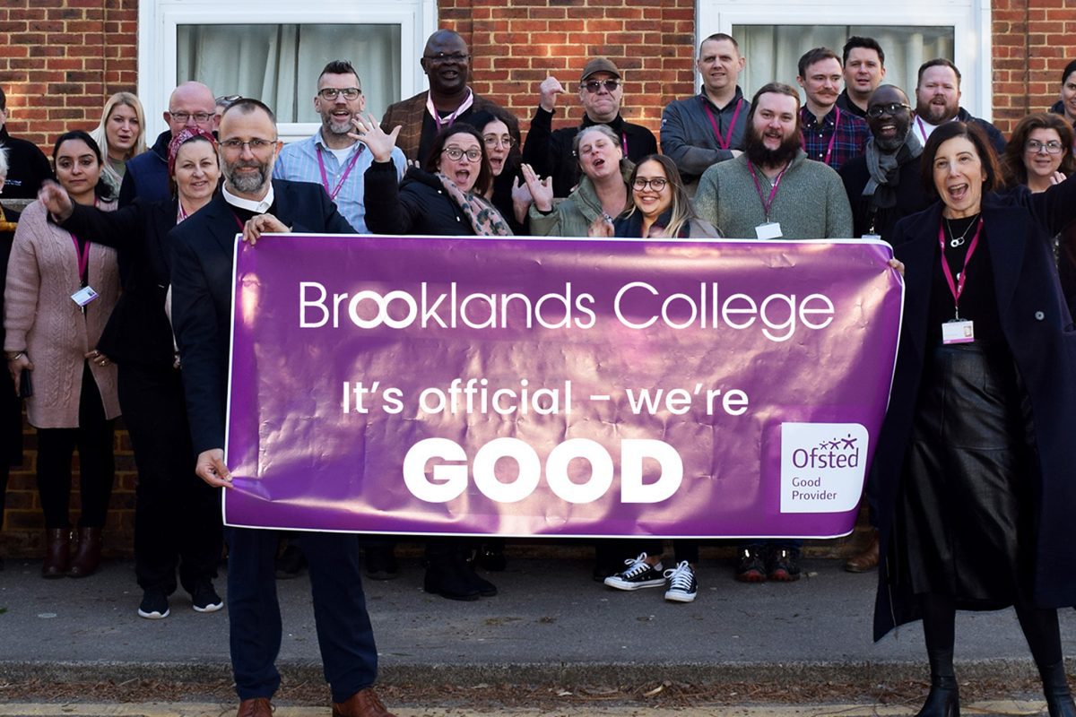 It’s all GOOD news at Brooklands College
