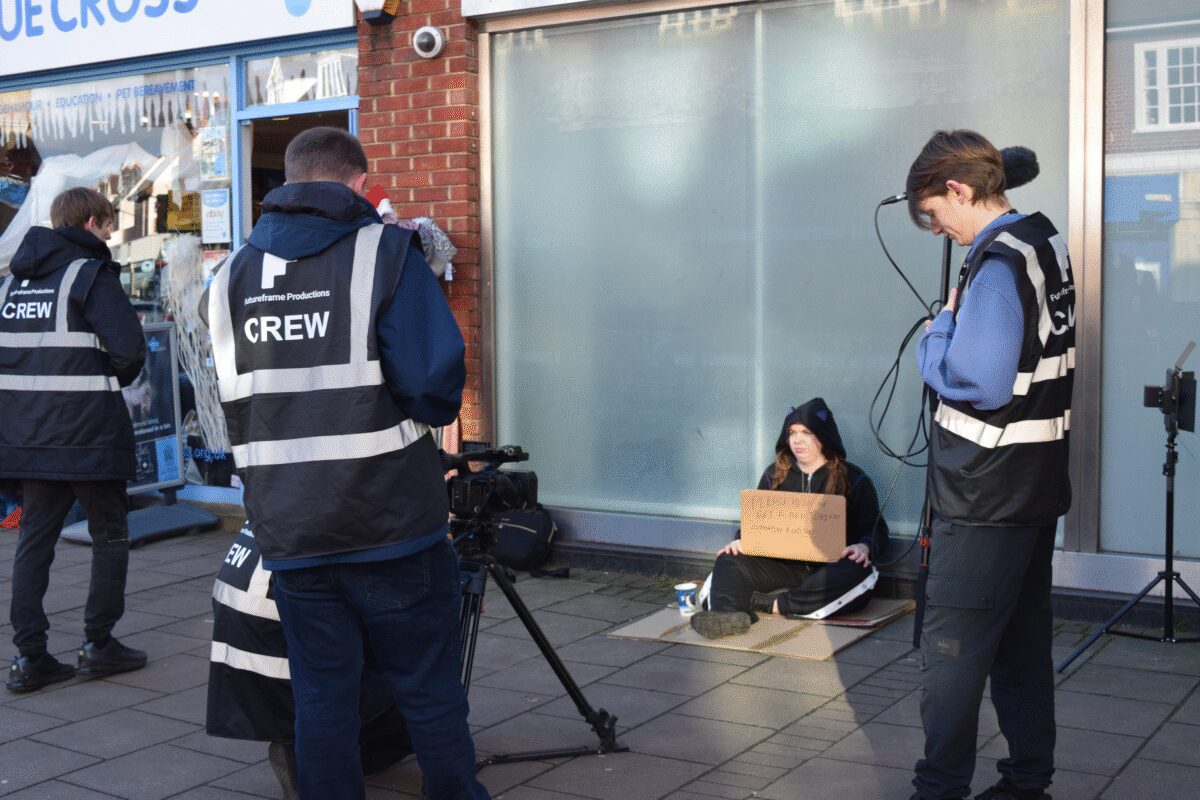 Media students use filmmaking skills to support homeless community