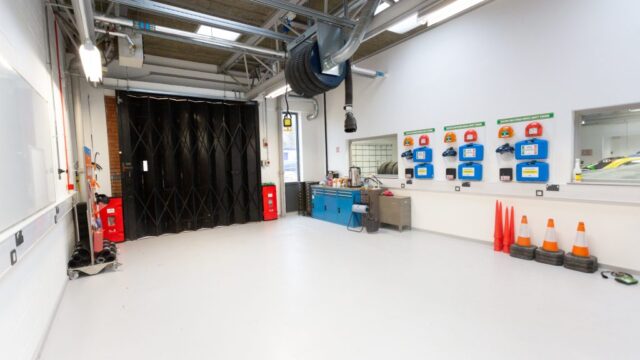 Brooklands Technical College Engineering workshops