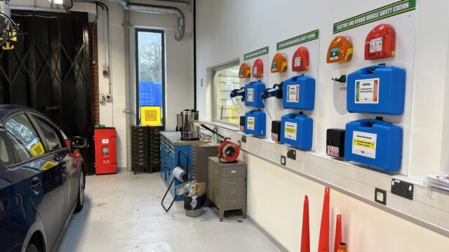 Brooklands Technical College Engineering workshops