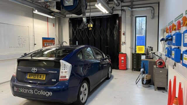 Brooklands Technical College Engineering workshops