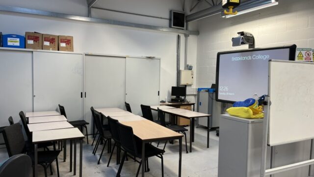 Brooklands Technical College Engineering workshops
