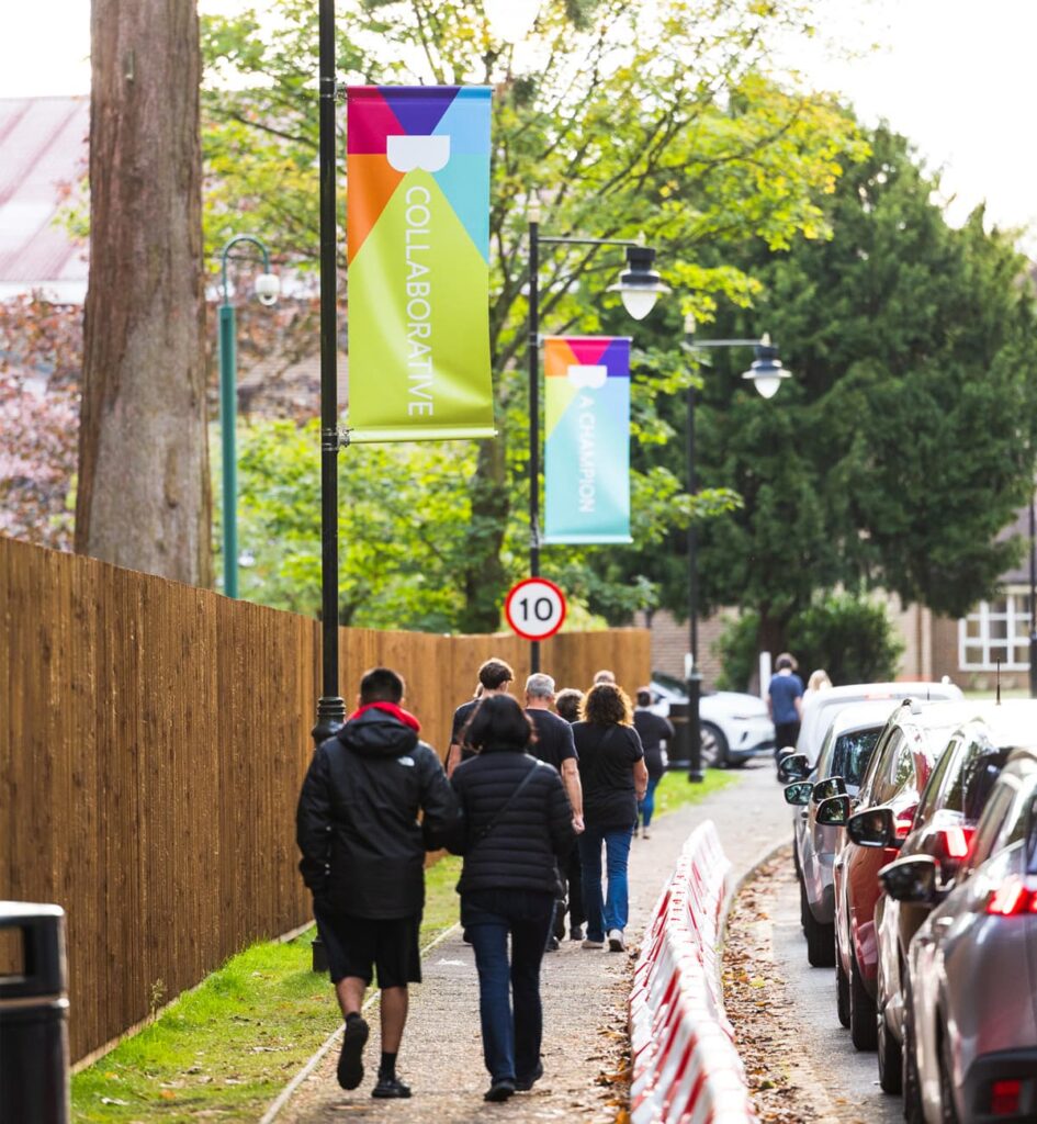 Local community visits brooklands technical college weybridge campus at open event