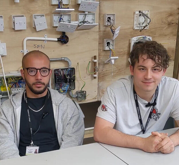 Jamie and Marco - Brooklands Electrical Students