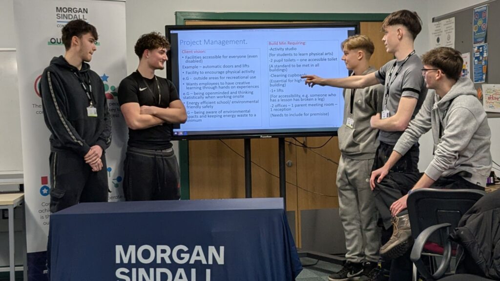 Building Futures: Brooklands Technical College Students Gain Construction Insights with Morgan Sindall